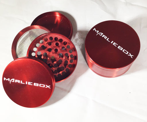 MARLIEBOX Herbal accessories MB 4 Layer Metal Grinder LG Red