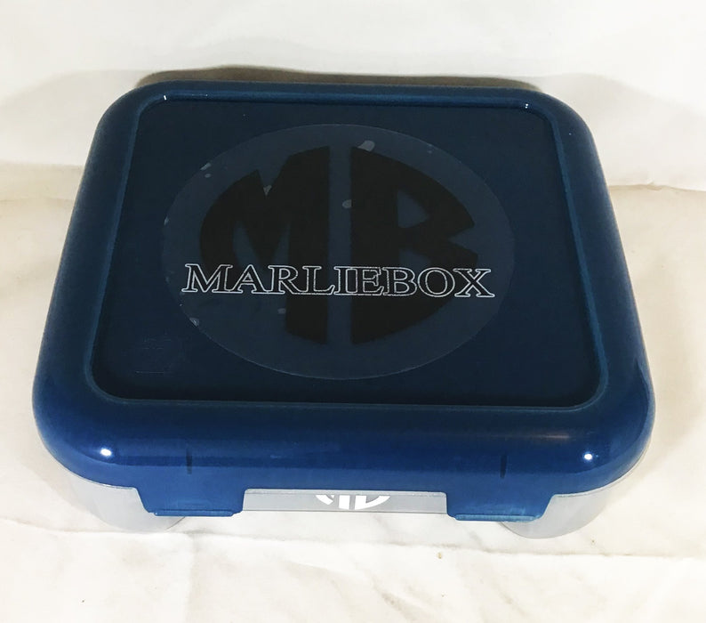 MARLIEBOX Shot Glass Accessory kit MB SM PL SHOT GLASS BLUE & SILVER