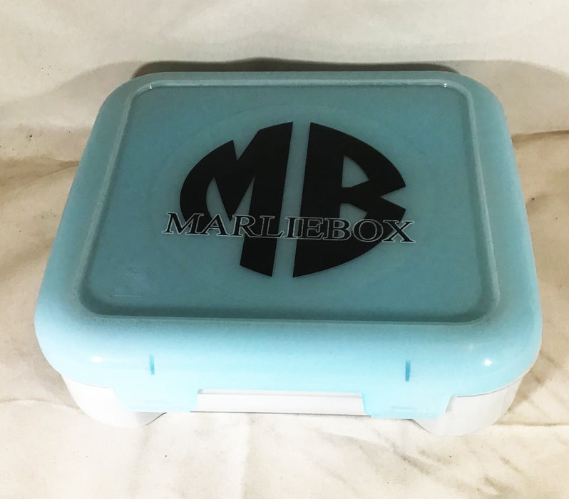 MARLIEBOX Shot Glass Accessory kit MB SM PL SHOT GLASS BLUE & WHITE