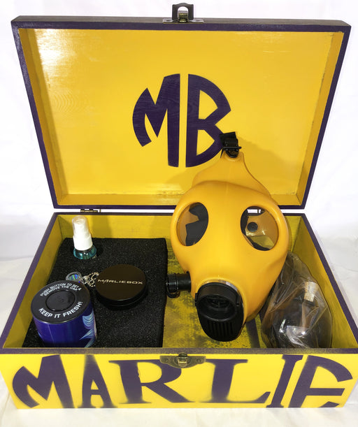 MARLIEBOX UPSCALE HERBAL ACCESSORY KITS MB ROYALTY GAS MASK HERBAL ACCESSORY KIT